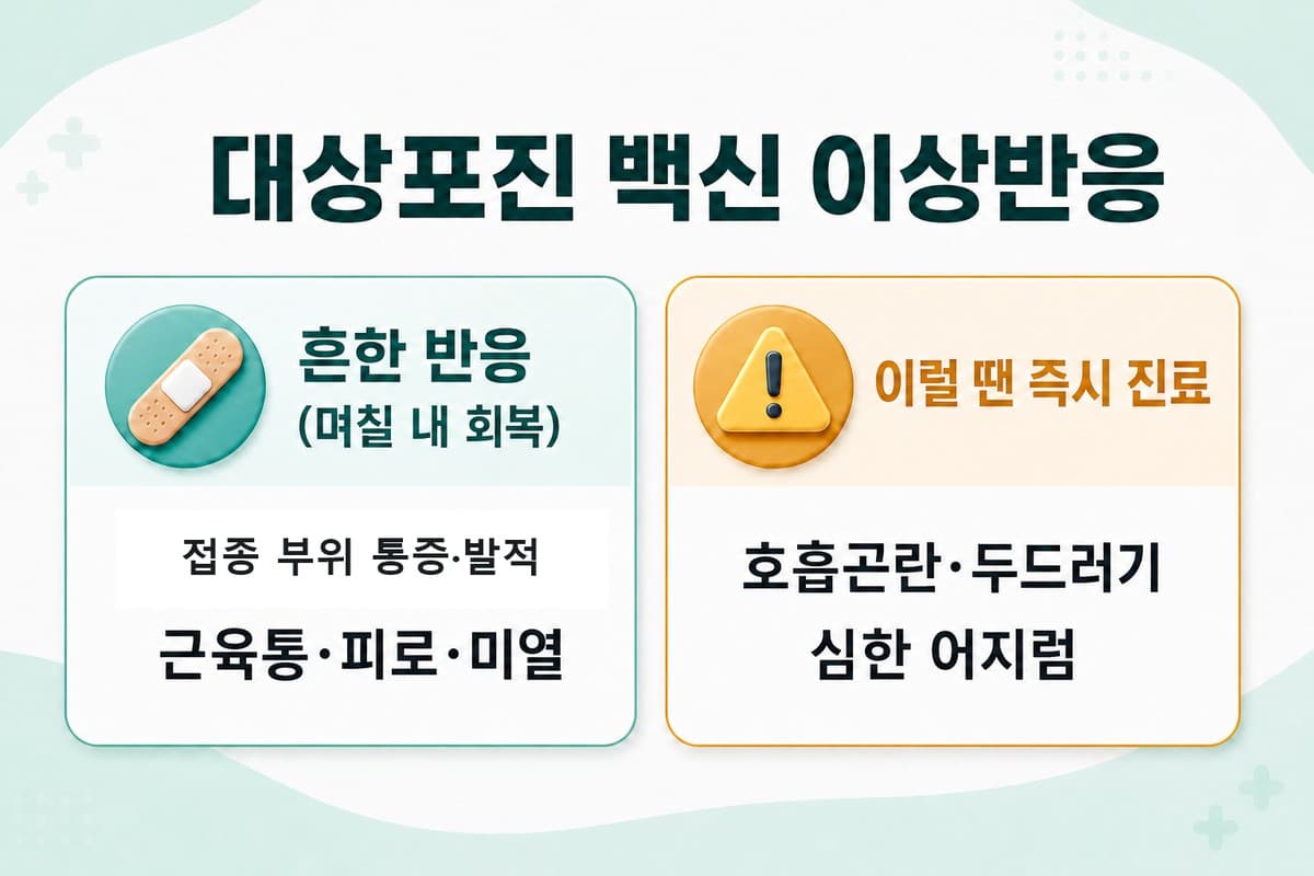 대상포진 백신 부작용, 어떤 것들이 있나요?